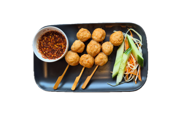 S3. Lůk Čin Thód - masové kuličky s tamarindovou omáčkou